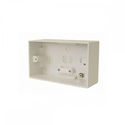 Image of Hager 46mm Deep Moulded Back Box for Shaver Sockets Sollysta Range
