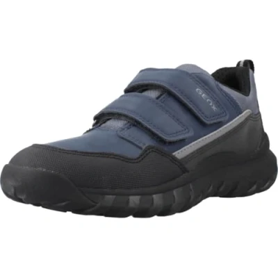 Image of Geox J SIMBYOS BOY A Sneaker, Blue, 5 UK
