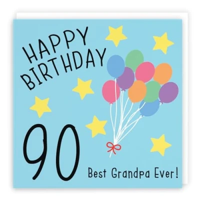 Image of Hunts England Grandpa 90th Birthday Card Happy 90 Best Ever Original Collection Fun