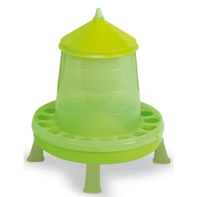 Image of Gaun Supplies for Cages Poultry Feeder with 8kg Green Lemon Legs