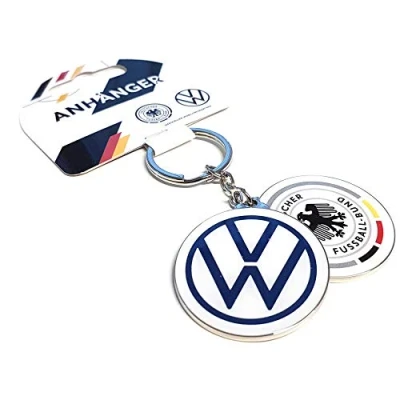 Image of Volkswagen Z094740DF Keyring DFB Germany Football Fan Item Wedrivefootball Pendant Round