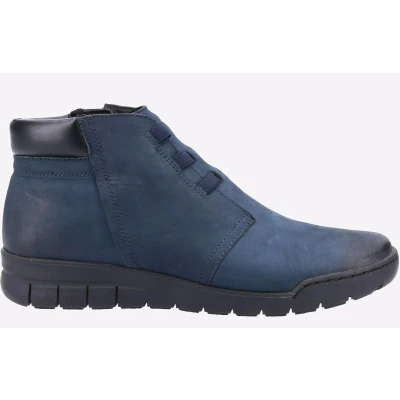 Image of Fleet &amp; Foster Carmen MEMORY FOAM Womens Navy Size UK 3