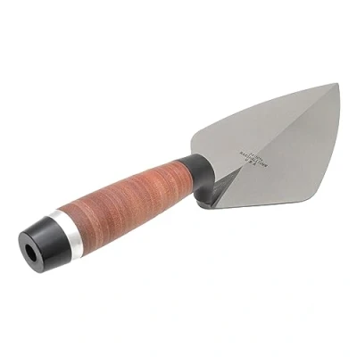 Image of Marshalltown 34L12 Brick Trowel Wide London Leather Handle M/T34L12 ,Grey12 inch