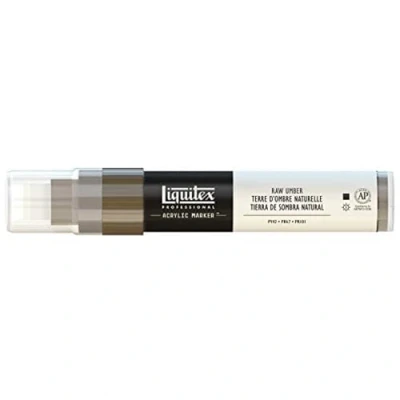 Image of Liquitex Professional Paint Marker with 8 15 mm Wide Nib Raw Umber