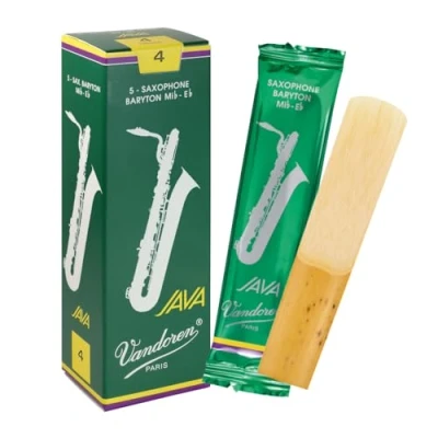 Image of Vandoren &quot;Java&quot; Baritone saxophone reeds, box of 5 Strength 4