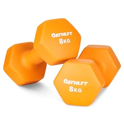 Image of Athlyt Neoprene Dumbbells 2 x 8 kg