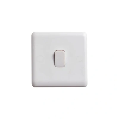 Image of Deta Vimark Curve 1 Gang Way 10 AX Plate Switch VC1202