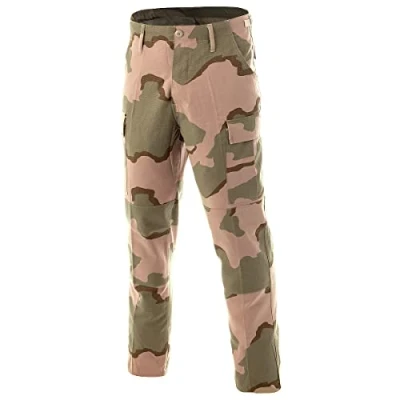 Image of MFH BDU Combat Trousers Ripstop 3 Colour Desert Size L