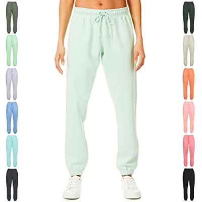 Image of Light &amp; Shade LSLPNT006 Women&#039;s Pastel Brights Loungewear Sweatpants Joggers Jogging Pants Bottoms