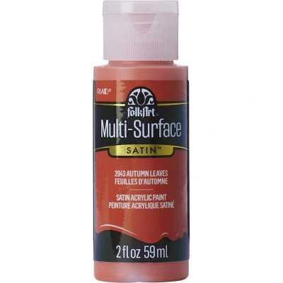 Image of Plaid FolkArt Multi Surface Paint Colours Listed 59ml (2oz) Autumn Leaves