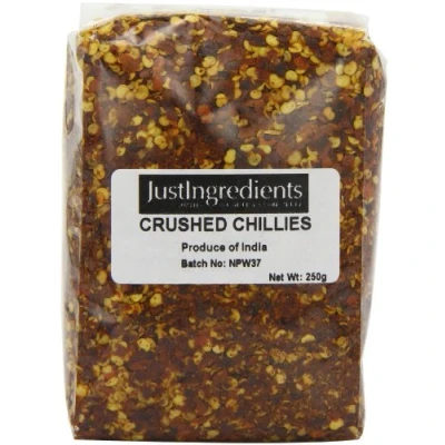 Image of JustIngredients Essentials Crushed Chillies, 250 g Pack of 2
