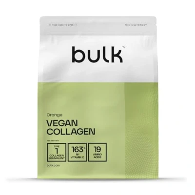 Image of Bulk Vegan Collagen Powder, Orange, 250 g, 31 Servings, Packaging May Vary
