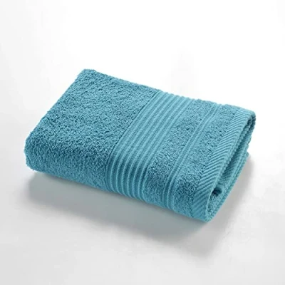 Image of Douceur d&#039;Intérieur Hand Towel, Peacock Blue, 50 x 90 cm