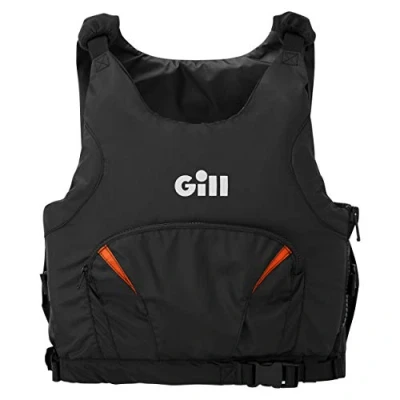 Image of Gill Children&#039;s/Kids Pursuit Buoyancy Aid PDF Lightweight, Adjustable, Reflective for all Water Activities, Sailing, Paddle Sports, Paddleboard, Kayaking &amp; Canoeing (Black, Child)