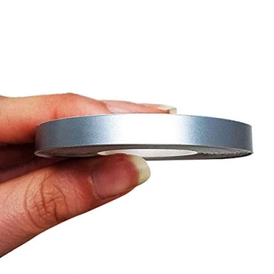 Image of 4R Quattroerre.it 10479 Trim Stripes Adhesive Strips for Cars, Silver, 7 mm x 10 mt