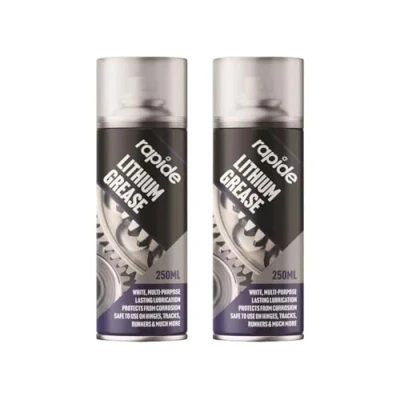 Image of YSAMAX Rapide 250ml Lithium Grease Aerosol, Reduces Friction and efficient Operation, Conventional, Protect Against Wear &amp; Corrosion, Effective, Versatile, (2PCS)