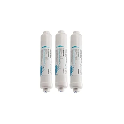 Image of 3X Aquati Under Sink Tap Drinking Water Filter Replacement Inline Cartridges 1/4&quot; Push Fit Connection