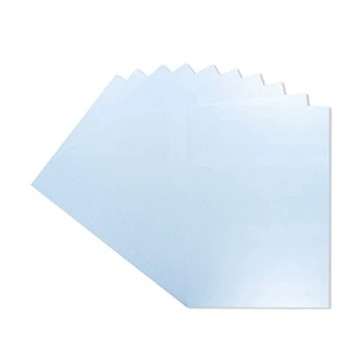 Image of Crafter&#039;s Companion A4 Coloured Single Sided Baby Blue 300GSM (10 Sheet Pack) Perfect for Arts and Crafts, Printing, Card Bases &amp; Folding Centura Pearl, cardstock