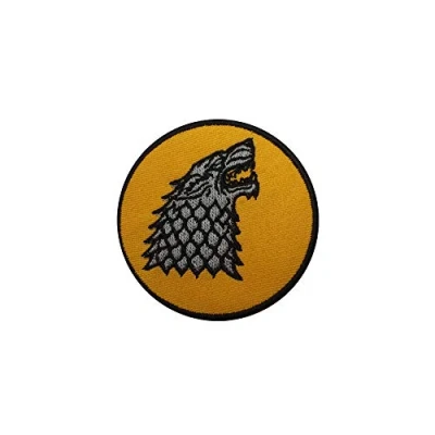 Image of Stark Game of Thrones Super Hero Movie Iron On Patch Sew Embroidered Patch/Badge for Clothes Shirts Jeans etc