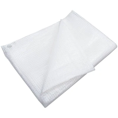Image of vidaXL Leno Tarpaulin 140 g/m² 4x8 m White