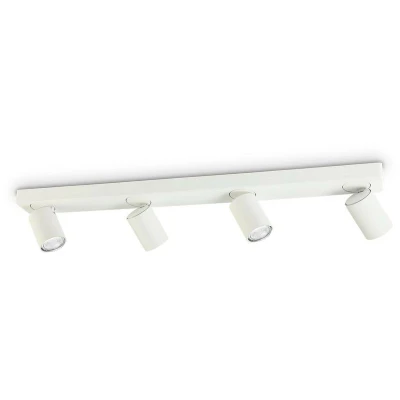 Image of Rudy Indoor 4 Lights Ceiling Spotlight Lamp White, GU10
