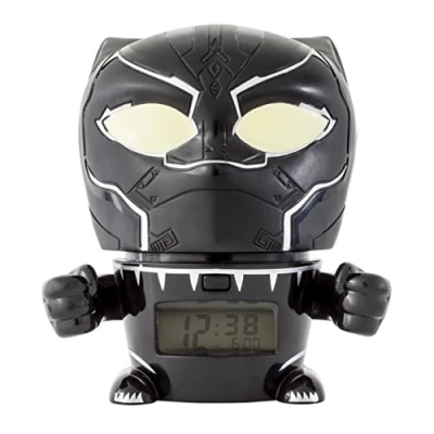 Image of Bulb Botz BulbBotz Marvel Avengers Black Panther Alarm Clock