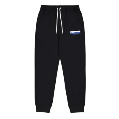 Image of Champion Men&#039;s Legacy Graphic Shop Authentic (220248) Soft Compact Powerblend Fleece Rib Cuff Sweatpants, Black (KK001), L