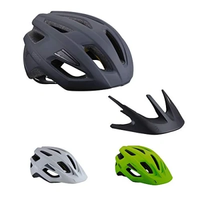 Image of BBB Cycling BHE 22 Dune Helmet with Removable Visor for Urban Cycling, S (52 55cm), matt black