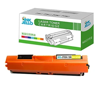 Image of InkJello Compatible Toner Cartridge Replacement for HP Colour LaserJet Pro MFP M176n M177fw CF352A (Yellow)