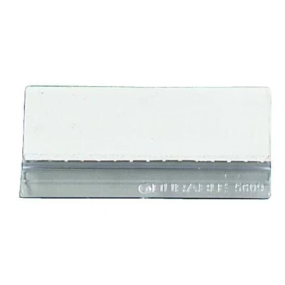 Image of Durable SHERPA Index Tabs for Display Panels 58mm Width Pack of 10 Transparent Helps Organise Documents and Information