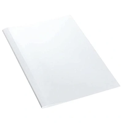 Image of Leitz A4 Thermal Binding Covers, 6 mm (60 Sheet Capacity), White, Pack of 100