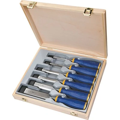 Image of Precise Engineered Marples Ms500 6 Piece Soft Touch Bevel Edge Chisel Set [Multi Set] w/3yr Rescu3® Warranty