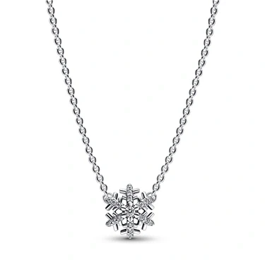 Image of Pandora Sparkling Snowflake Pendant Necklace