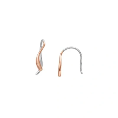Image of Skagen Earrings Rose goldcoloured, Women&#039;s, Size: One Size, gold coloured
