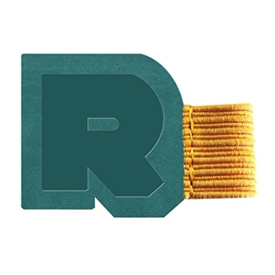 Image of RHODIA 194200C Peacock Self adhesive Pen Holder 3x4 cm for Notepads, Diaries, Laptops or Digital Tablet Rhodiarama Collection