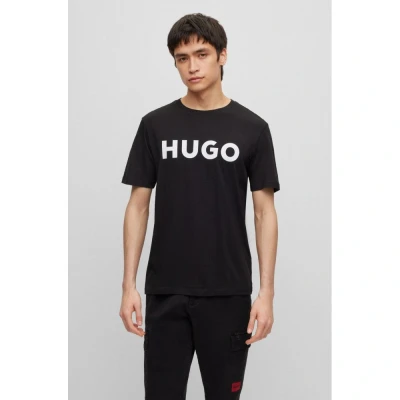 Image of HUGO Dulivio Print Tshirt, Men&#039;s, Size: Small, Black