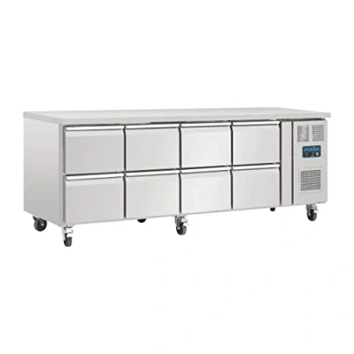 Image of Polar U Series Eight Drawer Gastronorm Counter Fridge