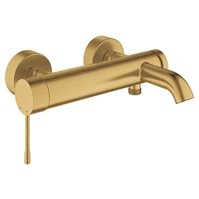Image of Grohe Essence New Bathroom Mixer Tap Brushed Cool Sunrise