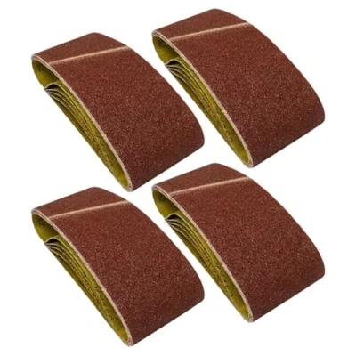 Image of Dapetz ® Sanding Belt 100mm x 610mm, Sander Belts 40 Grit for Sander, Grinding, Sharpening and Derusting (20 Pieces) Very Coarse Sheets Compatible with Black+Decker KA88