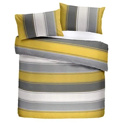 Image of Fusion Duvet Cover and Pillow Case, 52% Polyester / 48% Cotton, Ochre, Single
