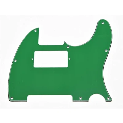 Image of KAISH 8 Hole Tele Style Humbucker Pickguard Guitar Pick Guard for Telecaster/Tele Green 3 Ply