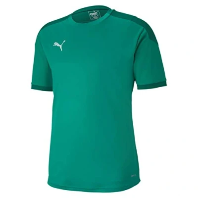 Image of Puma Teamfinal 21 Training Jersey Tee Pepper Green Power Green, X Large