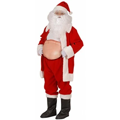 Image of W WIDMANN MILANO Party Fashion Inflatable Hump/Belly for Adults, Santa Claus, Truck Driver, Witch, Pregnant, Halloween, Carnival, Theme Parties, 32x42 cm