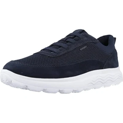 Image of Geox Men&#039;s Spherica U Sneakers, Light Blue, 6 UK