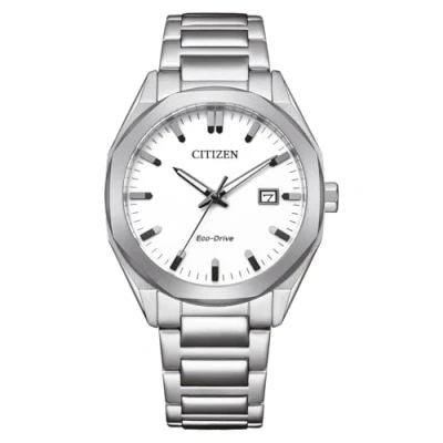Image of Citizen Men&#039;s Analogue Eco Drive Watch with Stainless Steel Strap BM7620 83A