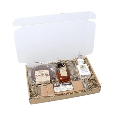 Image of Personalised Shot Glass + Alcohol &amp; Treats Letterbox Gift Set (Disaronno Amaretto)
