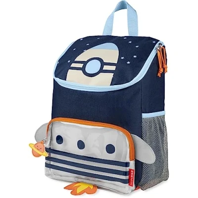 Image of Skip Hop Sparks Kid&#039;s Backpack, Kindergarten Ages 5 7, Rocket