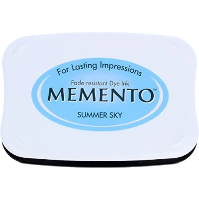 Image of Tsukineko ME000604 Memento Dye Ink Pad Summer Sky