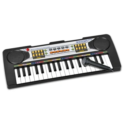 Image of Bontempi Electronic Keyboard, 37 Keys Pitch Midi DO, Multicoloured, 12 3730
