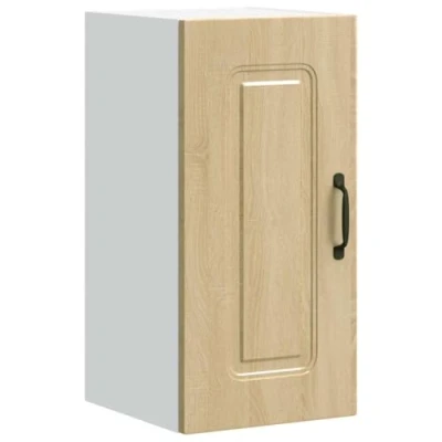 Image of vidaXL Kitchen Wall Cabinet Sonoma Oak Engineered Wood 80x31x60 cm Modern Storage Solution